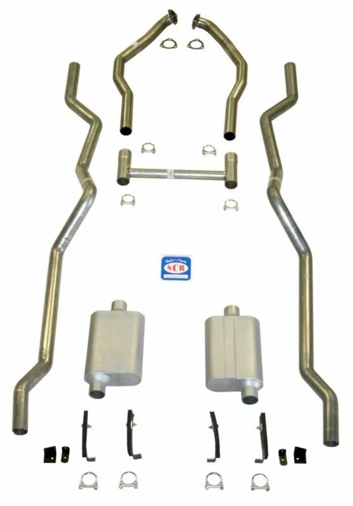 Fits 1955 - 1957 Chevrolet Full Size Exhaust System 63079